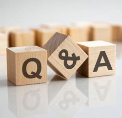 Q & A wooden blocks
